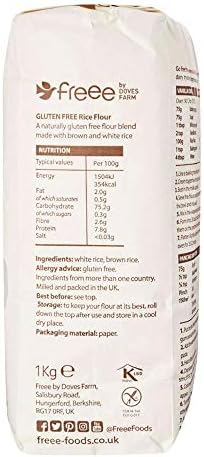 DOVES FARM Brown Rice Flour, 1 KG