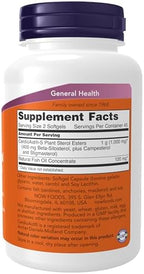 NOW Foods Supplements, Beta-Sitosterol Plant Sterols with CardioAid®-S Plant Sterol Esters and Added Fish Oil, 90 Softgels