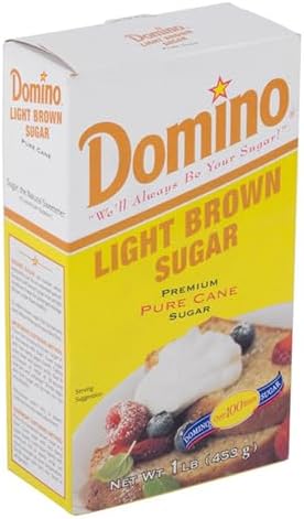 Domino Light Brown Sugar (1Lb /453 grams)