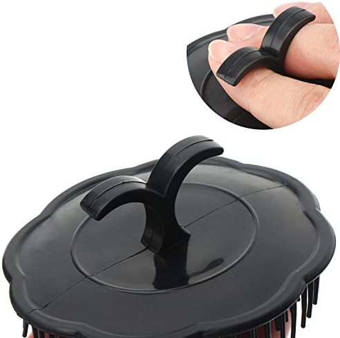 Mens Shampoo Brush, 5pcs Scalp Massage Brushes, Massage Hair Brush Floriated Shower Comb for Deep Cleaning Hair Men's Hand Brush Plastic Growth Beard Brush Pet Round Palm Brush