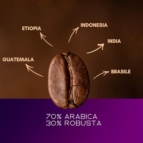 PRENDI Miscela Roma, whole bean coffee medium roast, Authentic Italian Coffee Bean, 2.2 LB Pack - Unlock Authentic Italian Coffee Experience