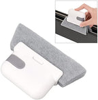 Hand held Groove Gap Cleaning Tools Window Track Cleaning Tools 5Pcs Window Track Cleaning Brush Detachable Window Groove Gap Cleaning Brush Tools with Scraper for Window Sliding Door