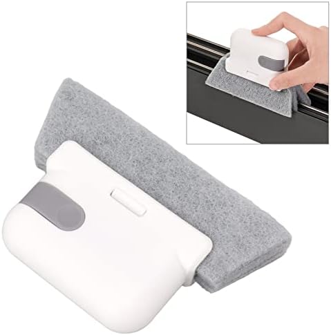 5PCS Window Groove Cleaning Brush, Sliding Door Track Cleaner Shutter Clean Brush Portable Handheld Window Track Cleaner for Home