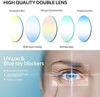Blue Light Glasses for Kids Girls Boys with Cute Car Case, UV400 Protection, Anti Blue Ray Age3-12