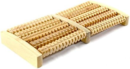 Raw Wooden Wood Roller Foot Massager Stress Relief HealthTherapy Relax Massage