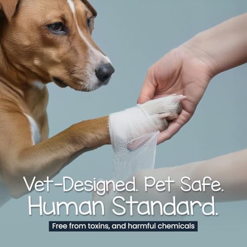 PATCH Eco Pet First Aid Kit for Dogs and Cats. Cat and Dog First Aid Kit with Bandages, Gauze Pads & Glove. Emergency Kit for Animals Including Puppy