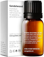 Gya Labs Sandalwood Essential Oil - 0.34 Fl Oz - for Hair, Skin, Diffuser, Aromatherapy & DIY Candle Making Scent