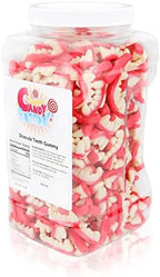 Sarah's Candy Factory Dracula Teeth Gummy Candy in Jar, 5 Lbs