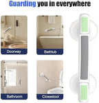 Grab Bar for Elderly for Wall,Grab Bar for Bathtubs and Showers,Shower Handle,Non-Slip Handrail Safety Grip for Seniors No Drilling,Shower Handles for Elderly Suction,Bathroom Accessories