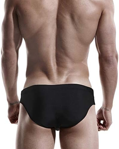 AIMPACT Mens Vintage Swim Briefs Sexy Bikini Swimwear Quick Dry Retro Swimsuit with Drawstring