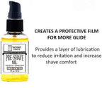Taconic Shave Premium Natural Pre-Shave Oil (2 oz.) – Unscented – Protects Against Irritation and Razor Burn when Shaving with a Cartridge, Safety or Straight Razor