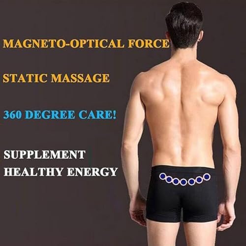 Men's Magnetic Therapy Underwear Briefs 3-Packs Tourmaline Prostate Therapy Panties Health Care Enlargement Panties