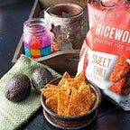 Riceworks Sweet Chili Rice Chips & Snacks, Non GMO, Gluten Free, 5.5 oz. per bag (Sweet Chili, 6 Pack)
