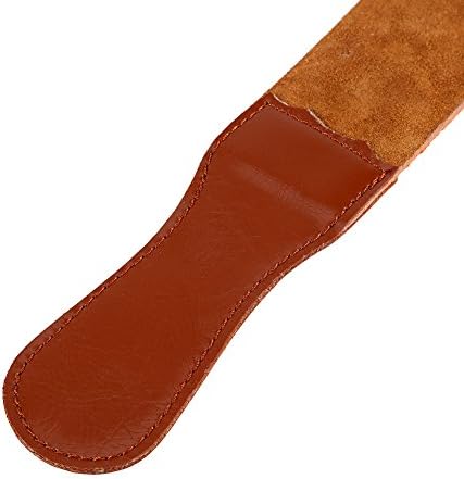 Leather Razor Shaving Strap, New Cow Leather Manual Strop Straight Barber Shaving Razor Sharpening Strap Tool Shave Sharpener Barber Hair Removal Sharpening Belt