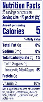 Crystal Light Peach Mango Green Tea Naturally Flavored Powdered Drink Mix, 60 ct Pack, 12 Canisters of 5 Pitcher Packets