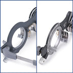 Optical Trial Lens Frame Fixed PD 66mm Optometry Frame with Adjustable Temple Arms - Suitable for Optometrists