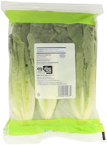365 by Whole Foods Market, Organic Hearts of Romaine, 3ct, 12 Ounce