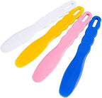 BONEW 6pcs Assorted Dental Lab Plastic Mixing Spatula for Impression Material Alginate