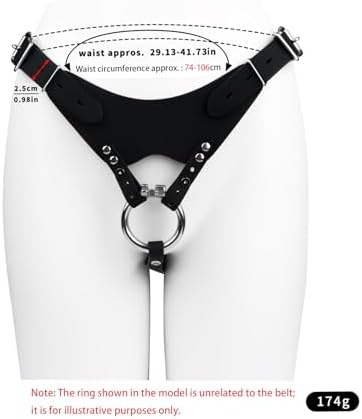 Nasjk Chastity Belt for Men with Anti-Off Strap, Chasity Cage Belt Auxiliary Design, Male Chastity Bondage Gear & Accessories, Secure Cock Cage Accessories, Adult Toys Sex Toy
