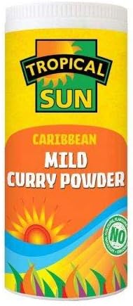 Tropical Sun Caribbean Mild Curry Powder - 100g - Pack of 2