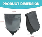 Wall Mounted Commercial Urinal With Hinged Cover Bathroom Washout Urinal for Men Plastic Urinals for Men Toilet Waterless Urinal Garage Urinal Urine Diverter Outdoor Urinal For Home Shed Backyard RV