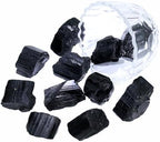 Black Tourmaline Crystals, Bulk Crystals, Crystals and Healing Stones, Rocks for Tumbling, Amathesis Crystal, Raw Crystals Bulk, Calcite Crystal for Decoration, Wicca, Reiki, Chakra, Energy(1LB)