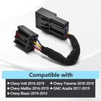 84733196 Transmission Shift Lever Jumper Wiring Harness Connector Compatible with Chevy Volt 2016-2019, Malibu 2016-2019, Blazer 2019-2019, GMC Acadia 2017-2019 Shift to Park Fix Wire Pigtail Plug