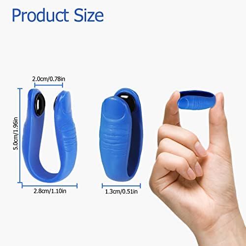 8 Pcs Acupressure Hand Pressure Point Migraine Clip, Palm Magnet Massage, Tension Relief Wearable – Supporting Acupressure Relaxation, Relief Clip Headache Pressure Point Tool for Relaxation