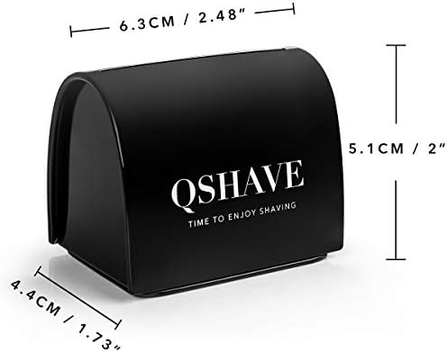 QSHAVE Blade Disposal Case Safe Storage Bank for Used Safety Razor Blades