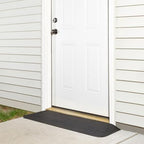 Silver Spring Solid Rubber Threshold Ramp 1-1/2" Rise 1,500 lb. Capacity for Wheelchairs and Power Scooters Indoor Outdoor Use