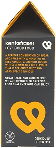 Kent & Fraser Gluten Free Spicy Ginger Crunchy Cookies 125g