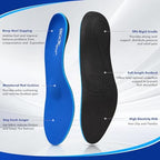 ERGOfoot Metatarsalgia Insoles, Heavy Duty Work Boot Inserts for Women Men, Relieve Morton's Neuroma and Reduce Metatarsal, Ball of Foot Pain for Standing All Day