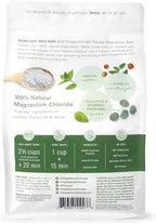 Village Naturals Therapy Muscle Magnesium Bath Flakes, Eucalyptus, Mint & Menthol Scent, 2.5 lbs