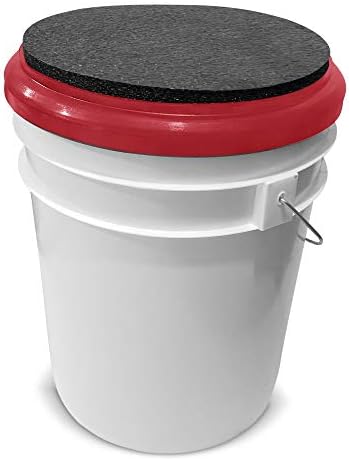 Padded Bucket Lid Seat by Bucket Lidz