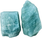 Amazing Gemstone Aquamarine Raw Crystals and Healing Stones, Natural Rocks for Tumbling and DIY Raw Stones and Crystals (1 Piece)