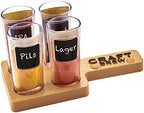 DecoSet® Craft Brew Flight Cake Topper, Re-Usable Cake Decoration, Beer Themed, DecoPac, 25124, Food Safe