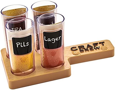 DecoSet® Craft Brew Flight Cake Topper, Re-Usable Cake Decoration, Beer Themed, DecoPac, 25124, Food Safe