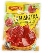Winiary Galaretka o Smaku Truskawkowym Strawberry Jelly Mix (5-Pack)