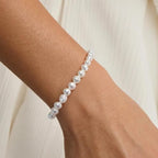 Natural Baroque Pearls Link Bracelets for Women Freshwater Cultured Pearls Strand Bracelets Handpicked Pearl Elegant Jewelry