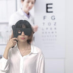 2 Pack Ophthalmic Eye Occluder for Ophthalmologists, Optometrists and Orthoptists Eye Exam Tool (Black)