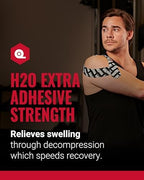 RockTape Extra Sticky Kinesiology Tape - Athletic Tape for Muscle Pain Relief, Injury Recovery - Microscopic Skin Lifting & Decompression - Sweat & Water Resistant