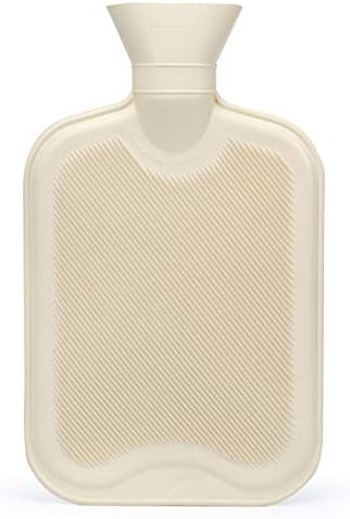 Peterpan 2 Liter Rubber Hot Water Bottle with Animal Cover, Bring a Little Comfort to Your Family This Winter with a Fox Hot Water Bottle, 65 Fl Oz Capacity, Orange