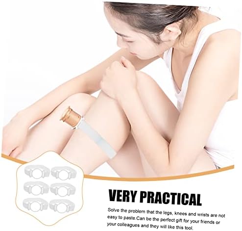 COLLBATH 6pcs Portable Moxa Straps Household Moxa Fixators for Knees Arms and Legs Lightweight Easy to Assemble Moxibustion Accessory for Therapy