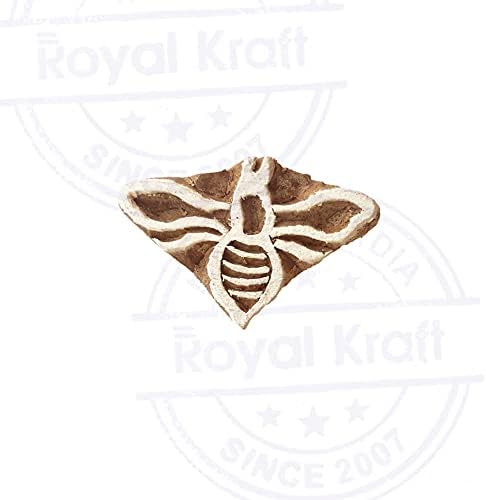 Royal Kraft Wooden Stamps DIY Fabric, Textile, Clay, Pottery, Paper, Henna Printing Blocks Etag158