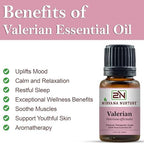 Valerian Essential Oil, 100% Pure Undiluted, Aromatherapy Oil for Diffuser, Hair & Skin Care