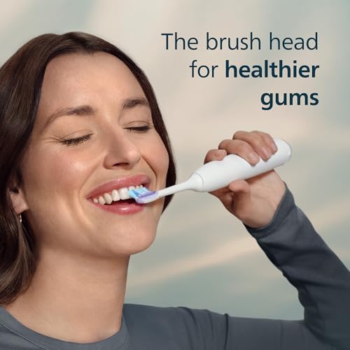 Philips Sonicare G3 Two-in-One - Genuine Replacement Electric Toothbrush Heads, White, 4 Pack One Year Supply, HX9054/65
