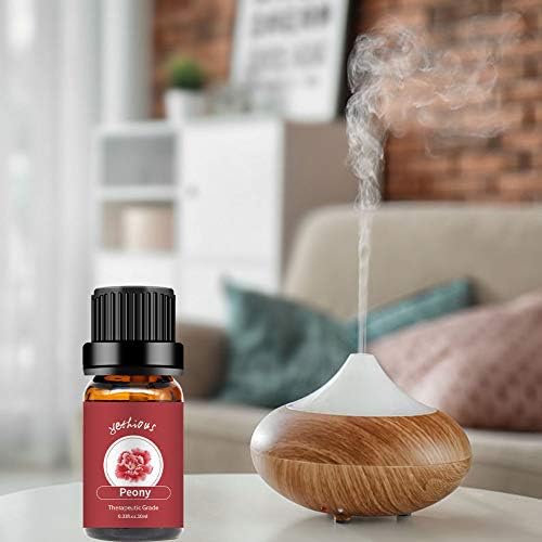 yethious Peony Essential Oils for Diffuser & Aromatherapy Pure Peony Oil for Skin - 10ML