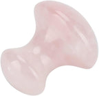 Stone Sha Scraping Massage Tool, Rose Quartz Crystal Massage Stone Scraping Massage Tool Mushroom Shaped for Eye Face Neck Beauty Spa Relaxing Massage Stone