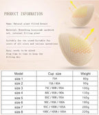 TUBETOP Grass Seed Filling Fake Breast Boob Form Realistic Push Up Breast Pad for Crossdresser Cosplay Fake Breastplate Enhancer Beige-8