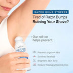 Razor Bumps Ingrown Hair Treatment: 3.38fl.oz Smoothing Solution for Body, Beard & Bikini Area Post Waxing After Shaving Serum for Ingrown Hair & Razor Burn - Women & Men